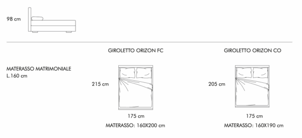 Letto contenitore in tessuto Orizon – Château d’Ax - immagine 5