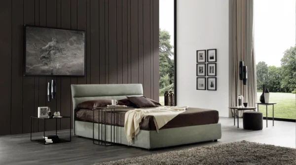 Letto contenitore in tessuto Orizon – Château d’Ax