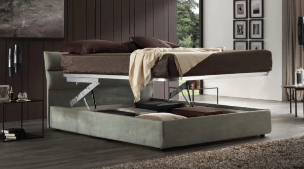 Letto contenitore in tessuto Orizon – Château d’Ax - immagine 3
